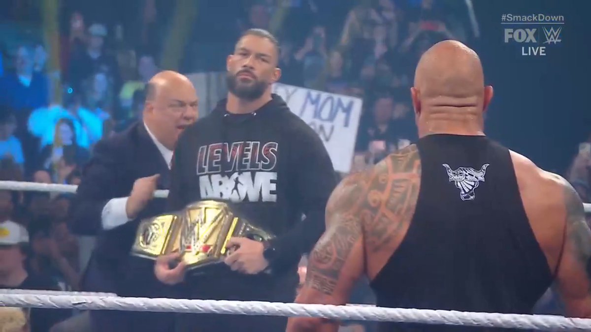 OMG! The Rock vs. Roman Reigns?! Dwayne Johnson Roman Reigns #SmackDown