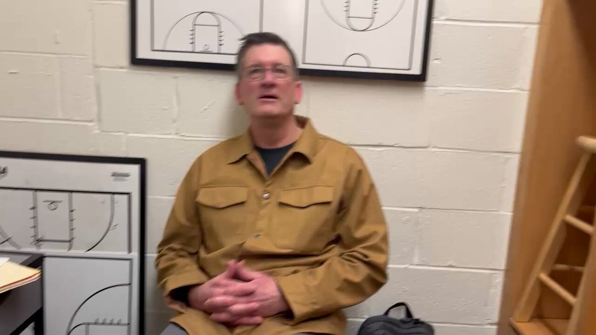 North Allegheny coach Dave DeGregorio after his team moved into a first place tie in the section with a win against Butler — and he got his 500th career win.