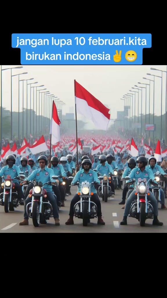 Jangan lupa 10 February 2024, kita birukan gelora bung Karno (GBK) 🫰🇮🇩🫰 No drama, no playing victim.
