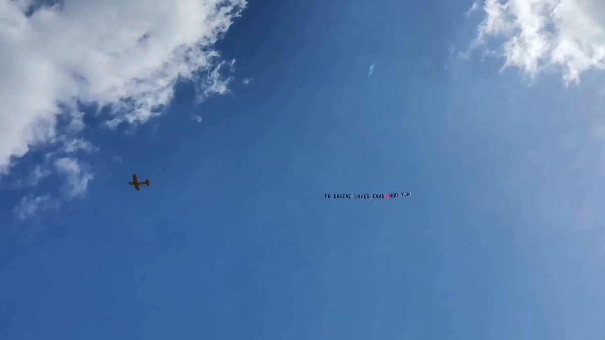 PH ENGENES' Air Banner Fan Project during the sound check on #FATE_IN_NEWCLARK_CITY 🛩️♥️