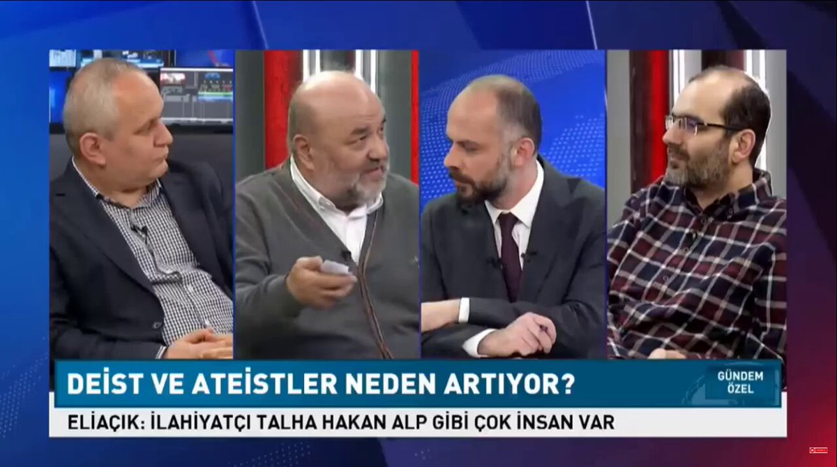 * Bir kişi Allah'a inanmasa da dürüstse cennete girebilir. * Peygamberin anlattığı Allah bile onun anlattığı Allah'tır. Gerçek Allah değildir. * İnançsızlık (kafirlik) kötü bir şey değildir. Belki de inançsızlık (kafirlik) gerçek Allah'ı korumak demektir. İhsan Eliaçık