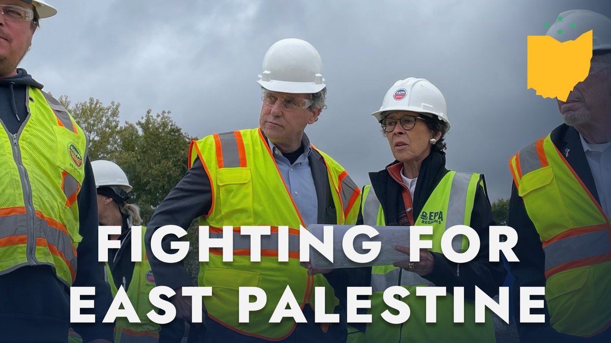 We’ll never stop fighting for East Palestine.