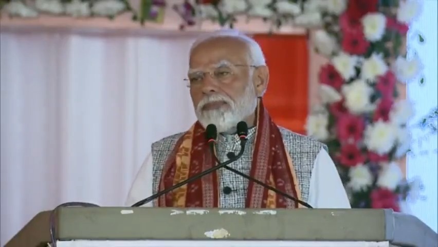 Hon'ble Prime Minister, Shri Narendra Modi lauds the efforts undertaken to establish Odisha as a significant hub for education and skill development. He was addressing the audience during the inauguration event of the permanent campus of IIM Sambalpur PMO India Dharmendra Pradhan AICTE PIB India PIB in Odisha All India Radio News DD News