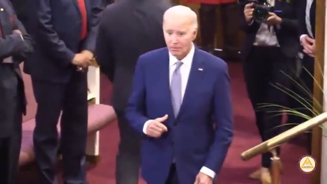 This is a confused elderly man with a blank stare and vacant eyes. He is not in charge of anything. WHO is?