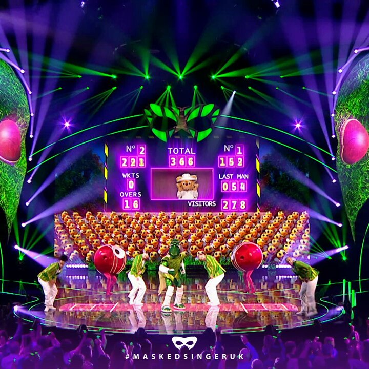 🦗 #CRICKET's performance on #MaskedSingerUK was a total HIT! 🏏🌟🎶