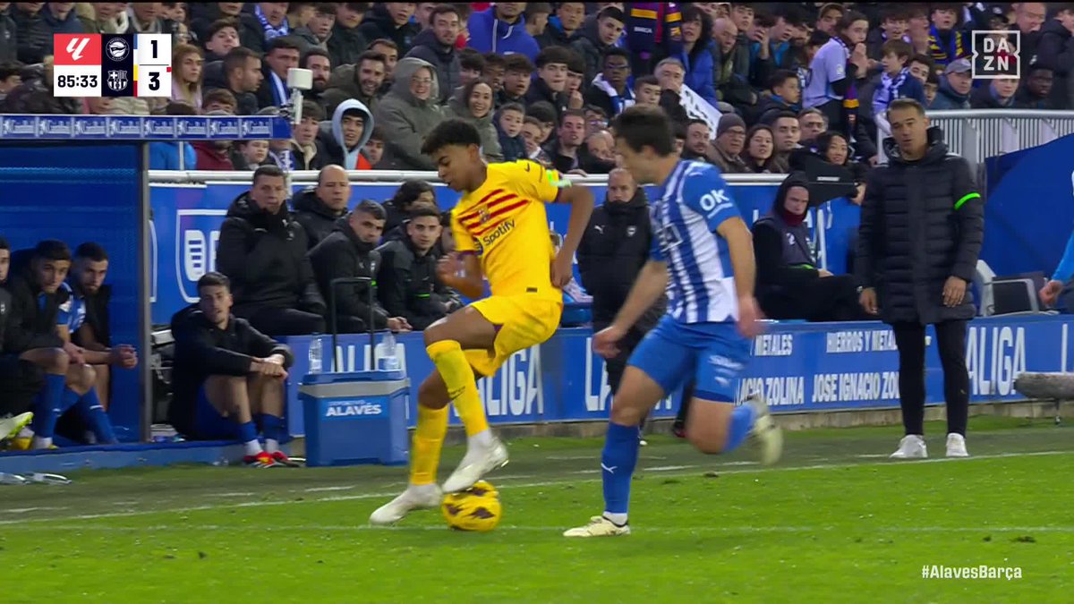 LO DE LAMINE YAMAL 😍 #LALIGAenDAZN ⚽