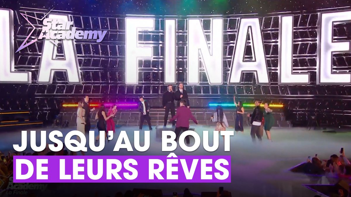 C'est une ouverture de Finale grandiose ! 🤩 Tous les académiciens de la promo 2023 chantent leur hymne « Au bout de mes rêves » pour la toute dernière fois. Suivez la Finale de la #StarAcademy ▶️