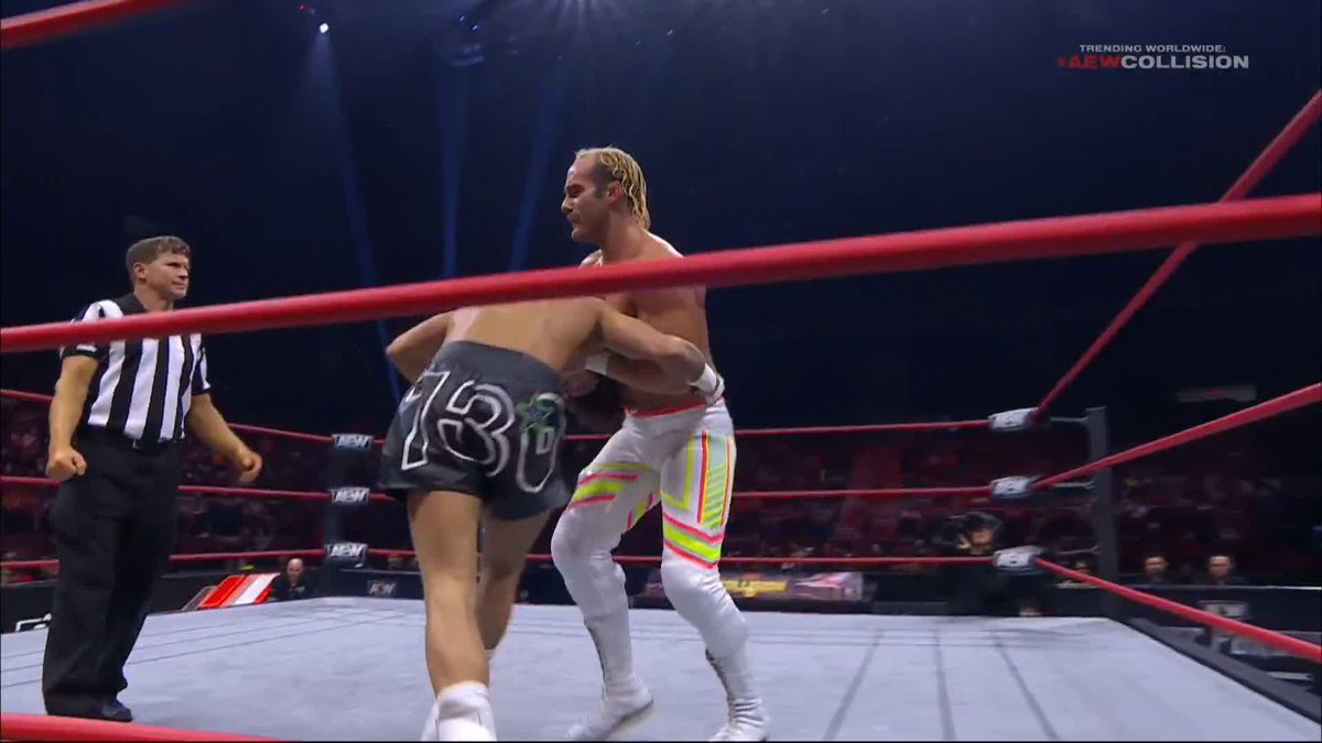 The numbers from The Outrunners become too great. Watch #AEWCollision LIVE on TNT! HOOK | Turbo | Truth Magnum of The Outrunners