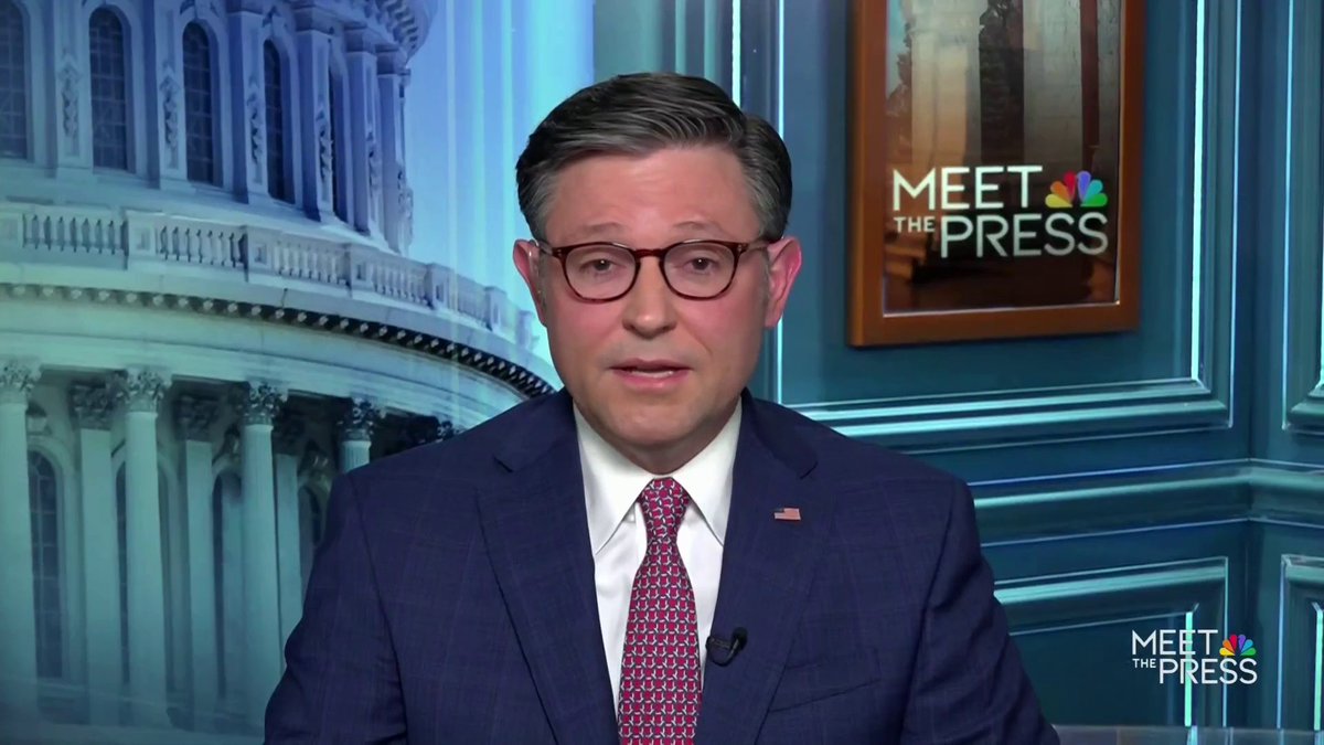 WATCH: In 2019, Mike Johnson argued against impeaching then-President Trump, saying, "the founders of this country warned against single-party impeachments." On the verge of impeaching DHS Sec. Mayorkas, Kristen Welker asks, "What changed, Mr. Speaker?" Speaker Mike Johnson: "Nothing."