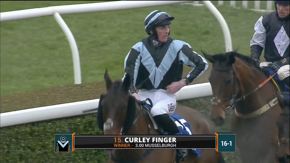 A strong front-running performance 💪 Curley Finger holds on to win the Pertemps Network Group Handicap Hurdle #ITVRacing | Musselburgh Racecourse