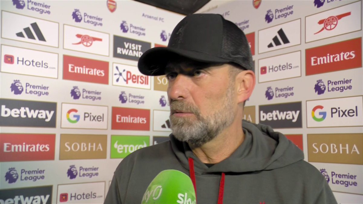 "Everything went against us!" 😤 Jurgen Klopp wasn't happy with refereeing decisions during Liverpool's 3-1 loss to Arsenal...
