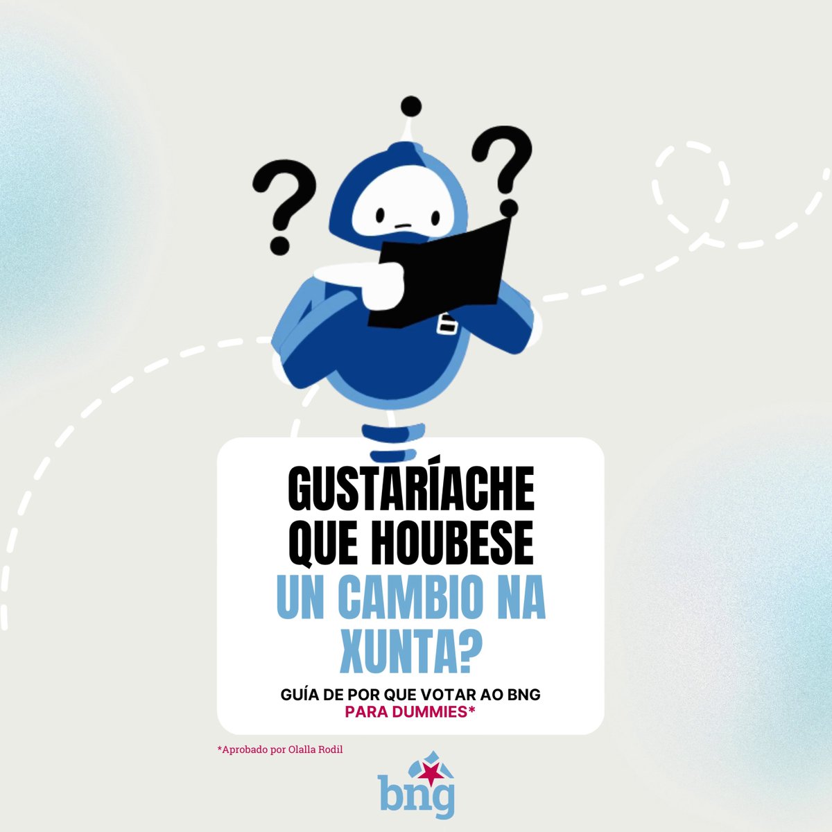 O cambio galego está nas nosas mans. se nos movemos, gañamos! 💙💪 #CambioGalego #AnaPontónPresidenta ✌️