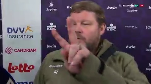 Hein Vanhaezebrouck na #ANDGNT. 👇🎙️