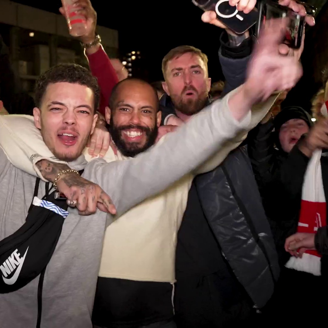 Think Arsenal fans are pretty happy with that win 😅