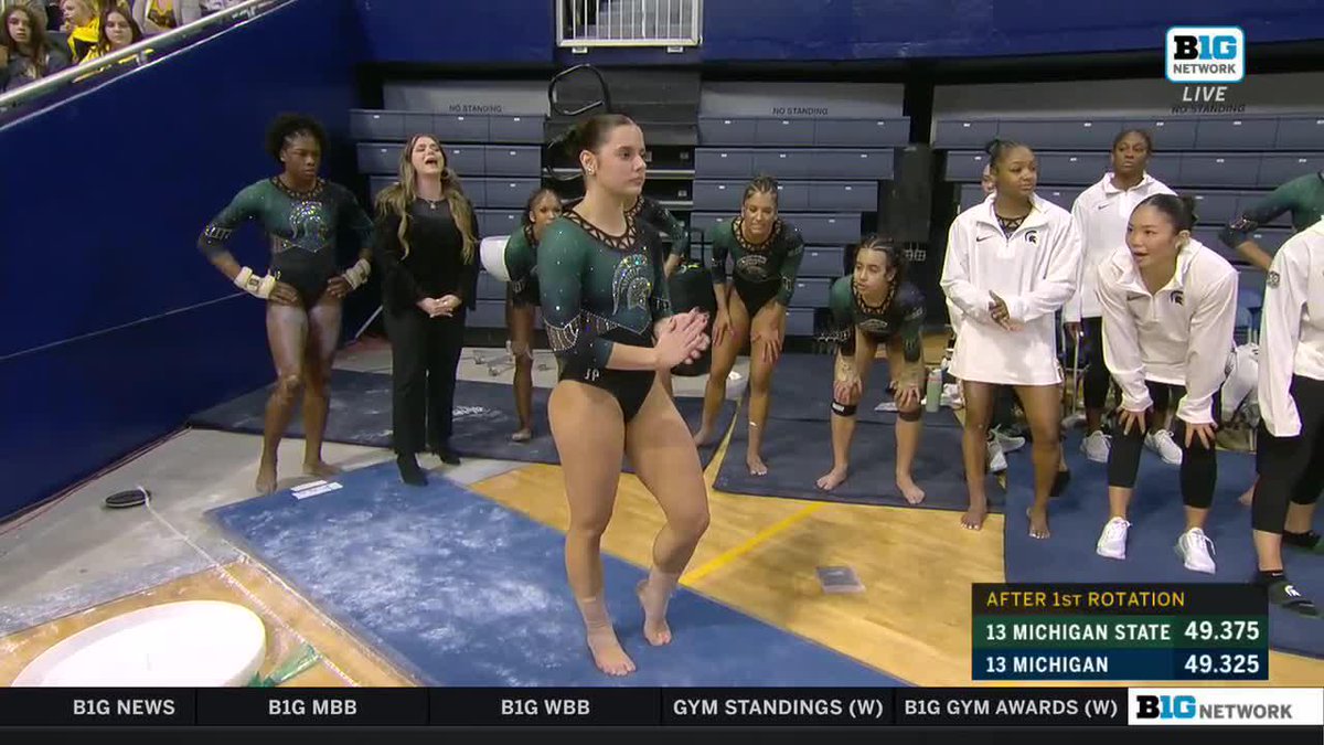 SHE DOES IT AGAIN 🤩🤩🤩 SAGE KELLERMAN. PERFECT 10!! #NDY | #GoGreen