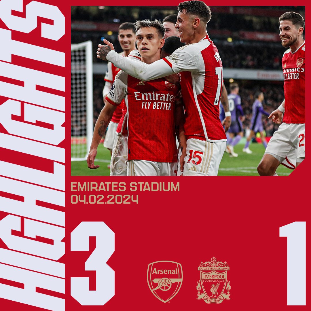 A super Sunday 🤩 Check out the highlights from our 3-1 triumph over Liverpool 👇