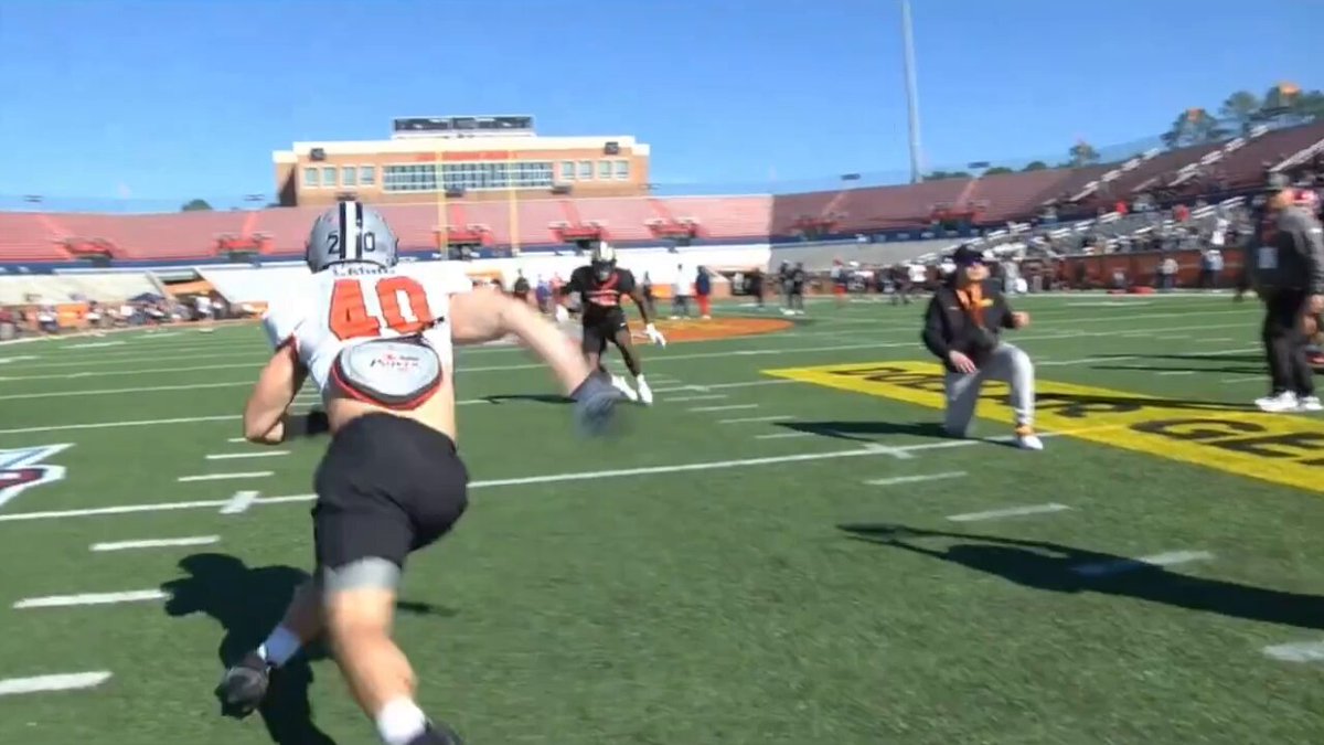 Thank you to the Panini Senior Bowl and @JimNagy_SB for the opportunity to show what I can do vs. P5 stars in front of all 32 NFL teams. To anyone out there who was under-recruited or told they weren’t good enough, block out the noise and keep grinding! #JustTheBeginning #2024NFLDraft