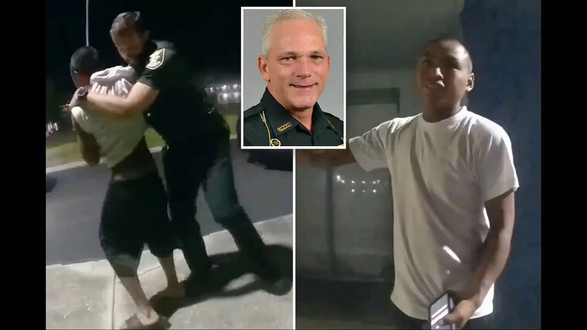Teen charged with murder, officer died of heart-attack after assaulting teen, [outside motel he shared with 3 farm workers, with mother on phone]