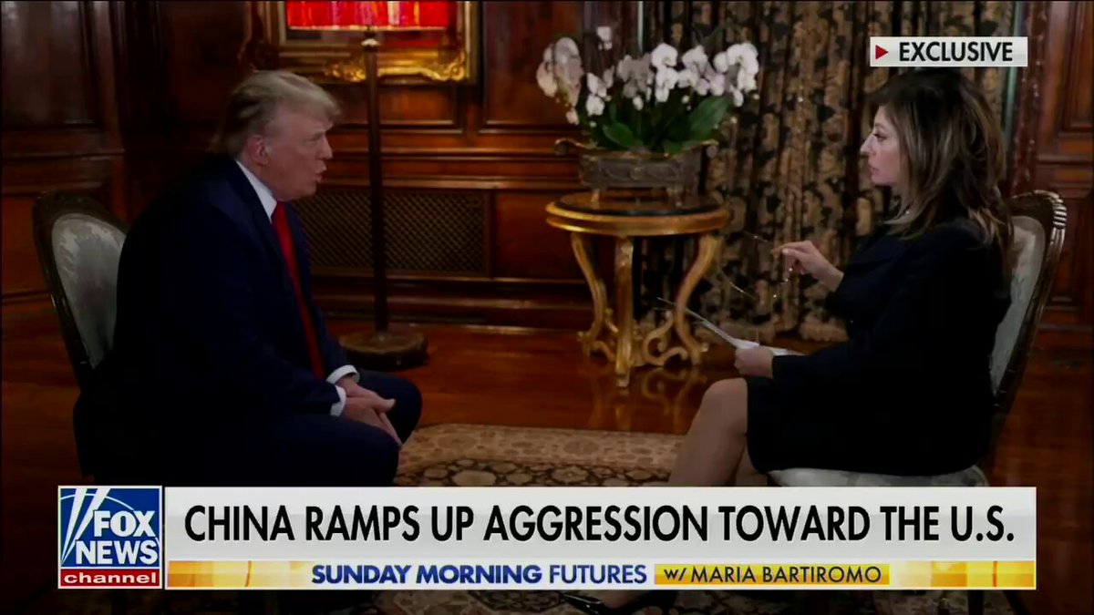2/4/24: 川普吹嘘与习近平的友谊，Fox News主持人两次把他从坑里拉出来 今天早晨刚刚播出的Fox News独家专访主题之一是如果他当选，将进一步针对中国加关税60%以上。川普总是不失时机地吹嘘自己与独裁者关系很好。主持人Maria Bartiromo使劲给他往回拽。看他们的对话很有意思： 川普：我希望中国取得伟大的成就，我真心的。我非常喜欢习主席。在我任职期间，他是我非常好的朋友。 巴蒂罗莫：好吧，看，新冠病毒，对新冠病毒的掩盖，偷知识产权，我们的头号对手（干的坏事的）名单很长。我不知道他是不是（你的）朋友。 川普：我跟他相处的很好，我不知道他喜不喜欢我所做的事就是了。 巴蒂罗莫：我不觉得他希望你重回白宫。 川普：不会，他不希望。瞧，他们的股市在我赢得爱荷华、新罕布什尔以后跌了很多。 ——我较一回真，找出两个州的初选日期（1月15号和23号），那两天之后，上证指数并没有大跌。🤣🤣🤣