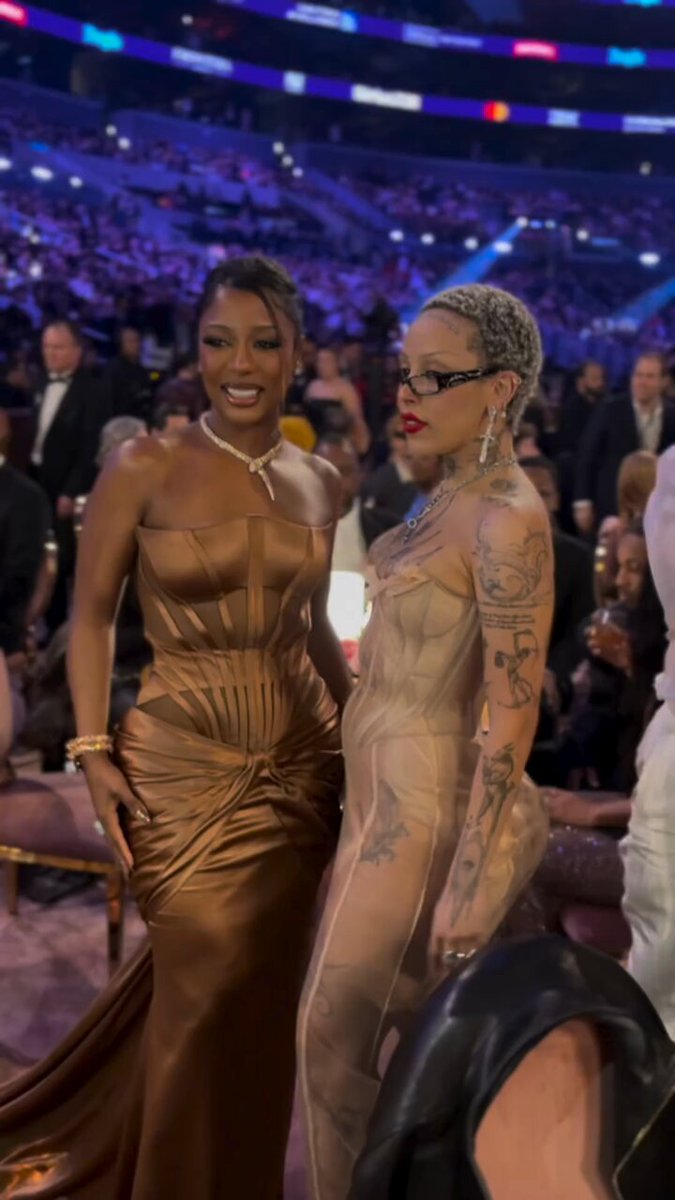 Doja Cat &amp; Victoria Monet tonight at the #GRAMMYs