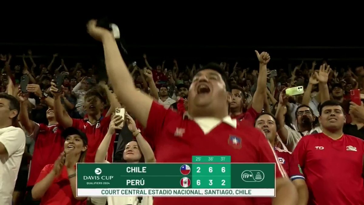 ¡CHILE A LAS FINALES 2024! 🇨🇱 👏 En unos Qualifiers apasionantes de principio a fin, Tabilo venció a Buse por 2-6, 6-3 y 6-2. ¡El equipo de Nicolas Massu derrotó a Perú y se aseguró un boleto a la fase de grupos de septiembre! 🎟️ #CopaDavis I Fed. Tenis de Chile