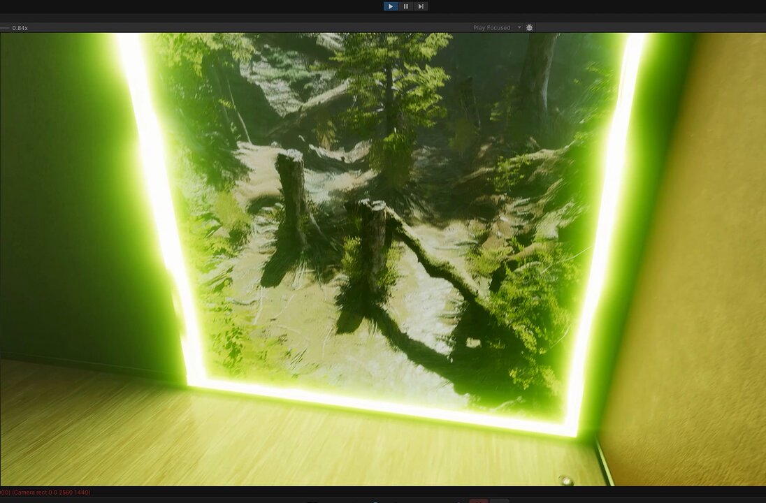 How to use #Unity to achieve the effect of portal👌 Come and subscribe to my Fanbox to download this project😊