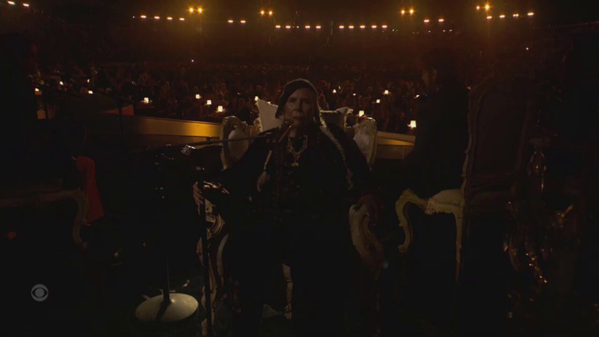 Joni Mitchell performs at the 2024 #GrammyAwards