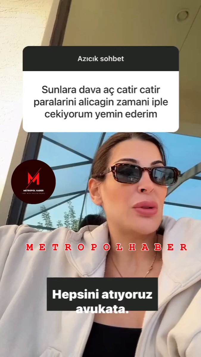 “Şimdi Büyükbaşlara Çok Büyük Davalar” Kısa sürede zenginleşen ABD’de yaşayan, Malvarlıklarına El Konulan Eylül Öztürk, Haberlerini yapan gazeteciler ve X yazarlarının ömür boyu kendisine çalışmak zorunda kalacağını söyledi. Aylık Zarar ettiği parayı ‘Örneğin 30 Milyon’ dedi