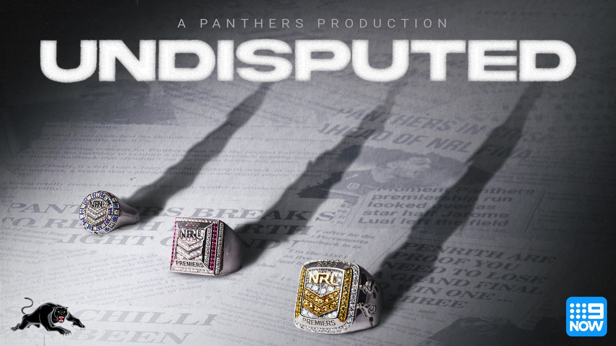 OFFICIAL 🎥 Panthers and Nine’s Wide World of Sports are thrilled to launch the newest rugby league documentary, 'Undisputed'. Premiering on @9now on Friday 16 February 👀 #pantherpride 🐾