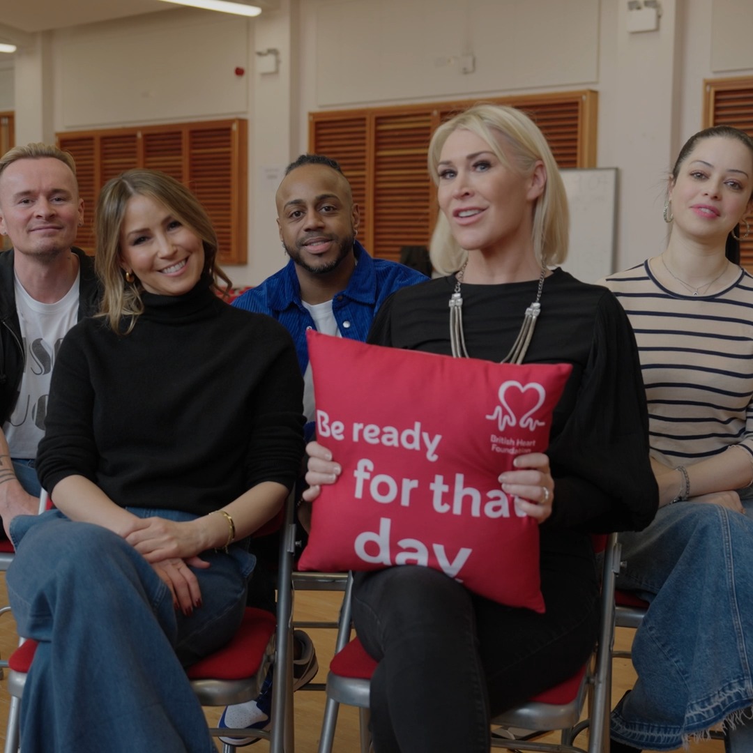 Saving lives with S Club! The group joined forces with the amazing young people at Clapton Girls’ Academy. Did you know that Don’t Stop Movin’ has the perfect beat to learn CPR to? Learn CPR with our free tool RevivR. Search ‘BHF RevivR’ to find out more. #HeartMonth
