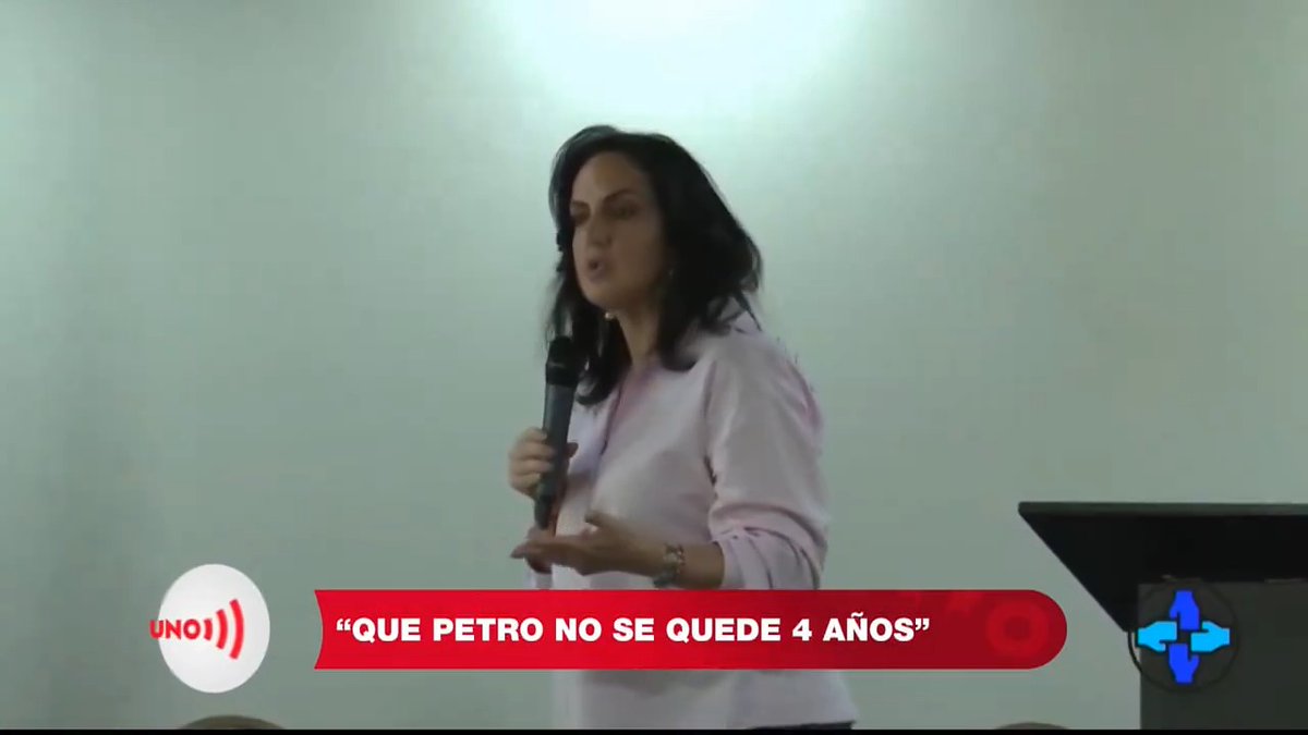 #NoticiasUno| En video quedó grabación de senadora Cabal afirmando que "el desafío (de oposición) es que Petro no se quede cuatro años"