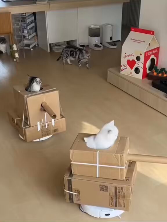 猫戦車のクオリティもさることながら平和な世界すぎて好きすぎる