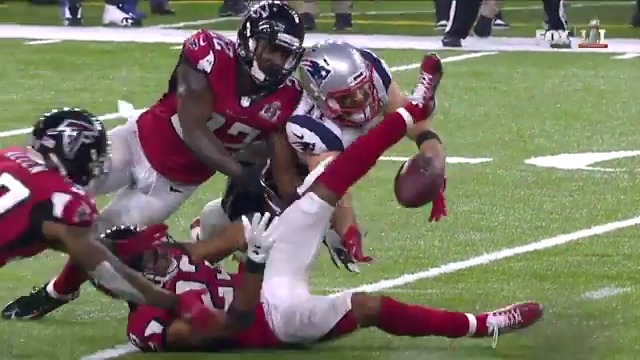 7 years ago today, the @patriots completed the most improbable comeback in Super Bowl history.