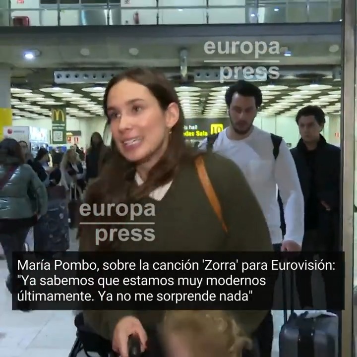María Pombo, sobre la canción 'Zorra' para Eurovisión: "Ya sabemos que estamos muy modernos últimamente. Ya no me sorprende nada"
