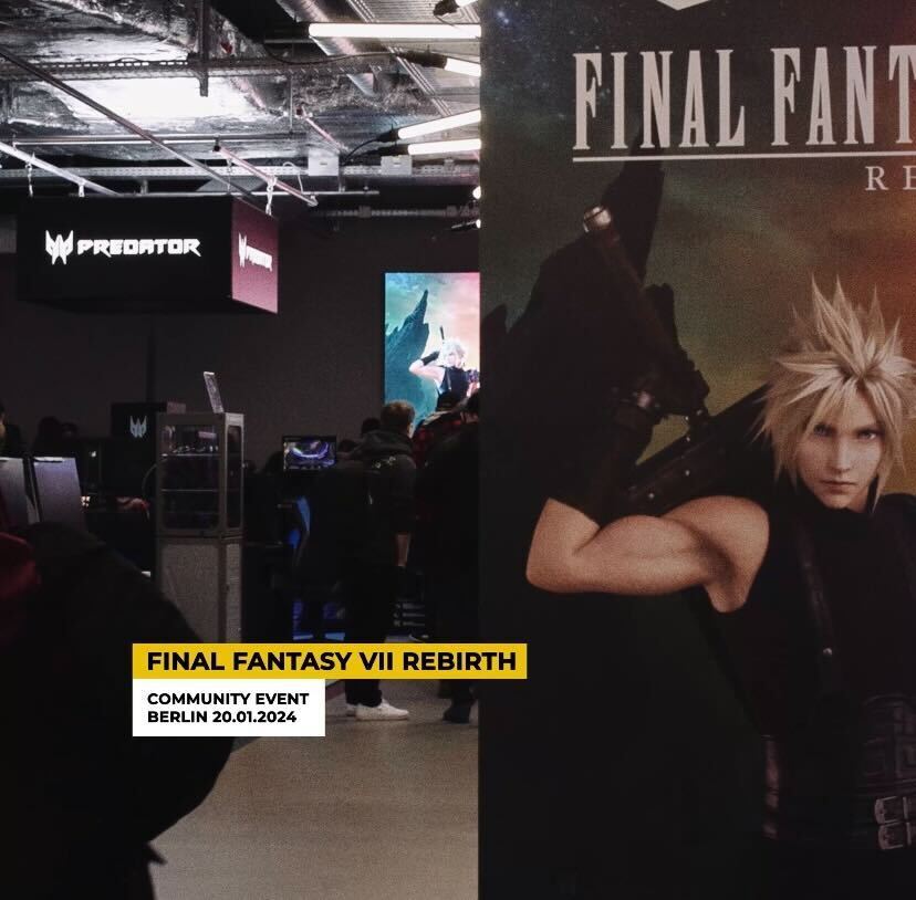 Presenting a look back at our recent Final Fantasy VII Rebirth community event in Berlin, Germany. Thank you to everyone who joined and made it such a memorable event! #FF7R