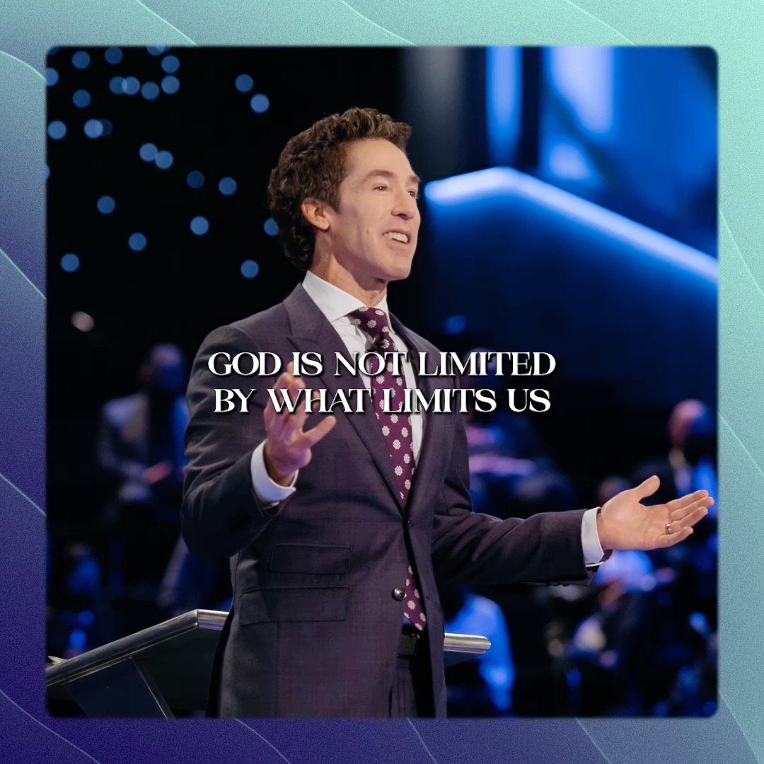 You need to get this down in your spirit. What’s limited you in the past is not going to limit you anymore. Tune into Joel’s message today, "A Turnaround is Coming"!