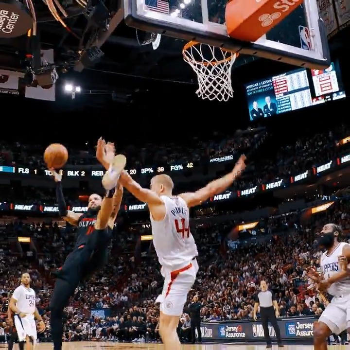 We've watched this repeatedly and still have no idea how Caleb got this bucket to fall AT&amp;T Replays // AT&T