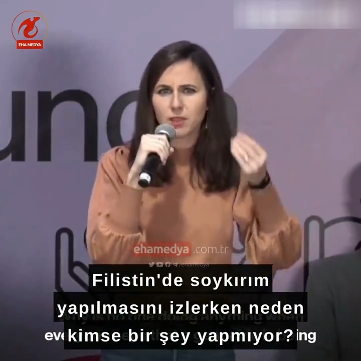 İspanyol sol partisi Podemos'un Genel Sekreteri Ione Belarra: ▪️"Filistinlilere karşı soykırım suçunun ayan beyan işlendiği bir yerde neden kimse bir şey yapmıyor?" ▪️"Çünkü kimse gerçek suçlu olan ABD’yi işaret etmek istemiyor."