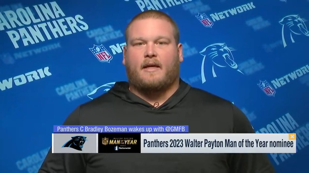 Through their foundation, Bradley and Nikki Bozeman began the SYNC snack program to help eliminate food insecurity for children in their community. His tireless work on and off the field has earned him the Carolina Panthers #WPMOY nomination 👏 (by Nationwide) Bradley Bozeman | The Bozeman Foundation