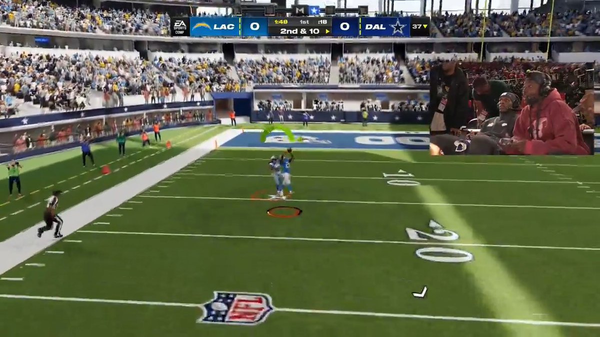 "Do NFL players just play Madden all day?" Tershawn Wharton answered that question with an INT 🔥 RDCworld 📱: Stream on