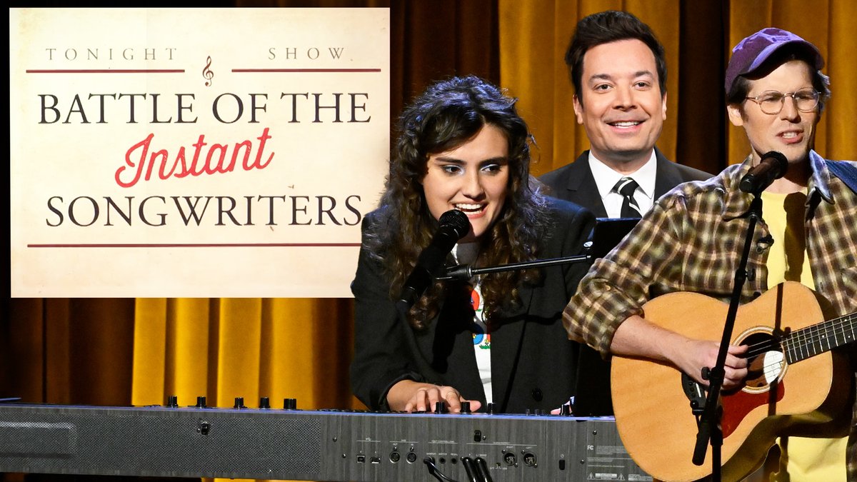 Tim Platt (Tim Platt) performs “Friendzoned In The Endzone” in Battle Of The Instant Songwriters! #FallonTonight