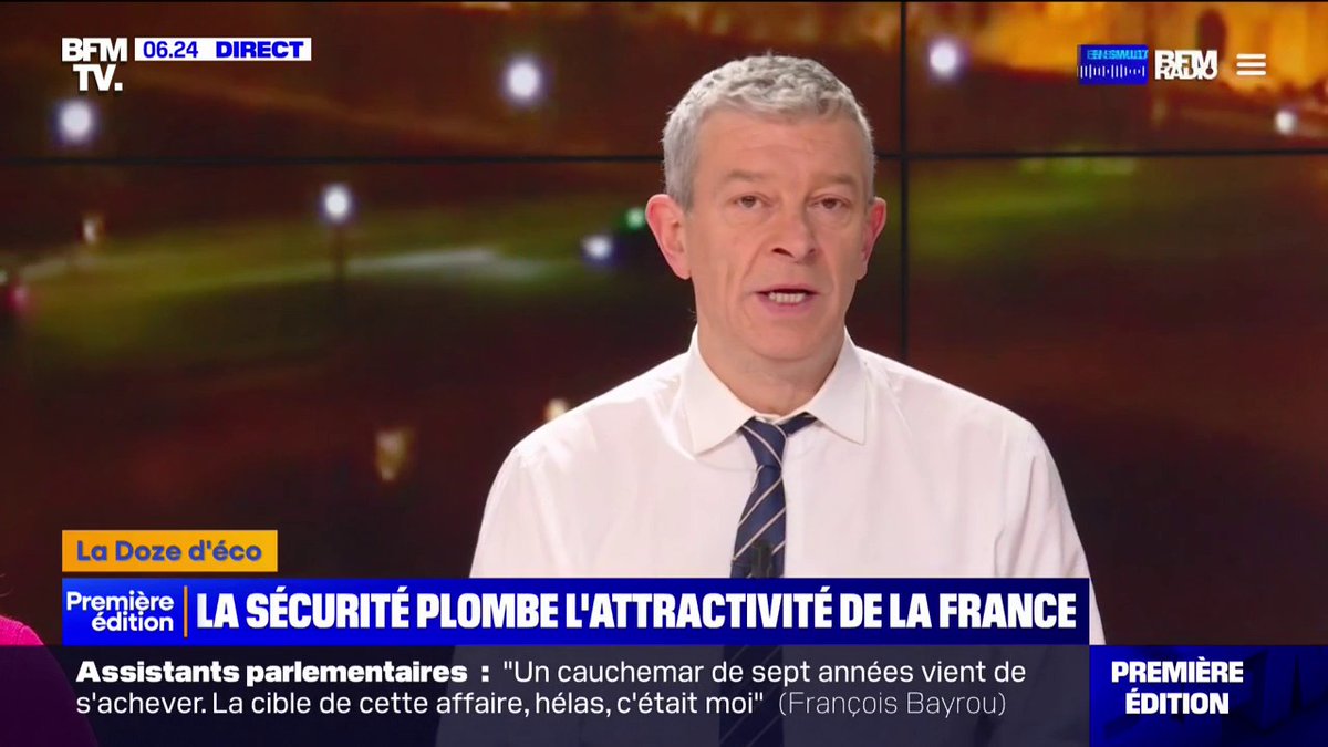 L'insécurité plombe l'attractivité de la France selon le baromètre des Conseillers du commerce extérieur, du jamais vu - Nicolas DOZE - LCI