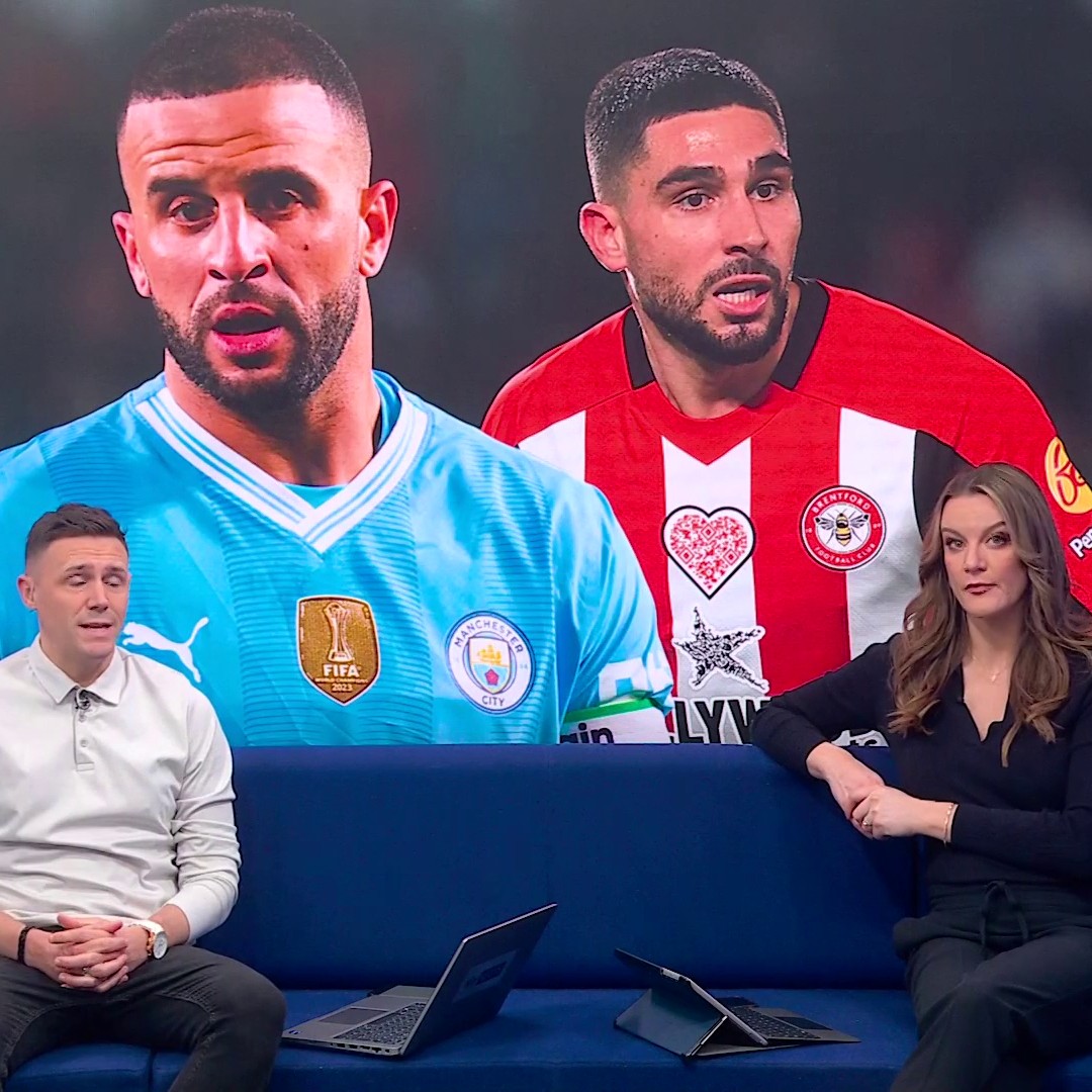 Kyle Walker and Neal Maupay clashed towards the end of last night's game between Brentford and Manchester City. Walker walked up to the referee, seemingly unhappy with something he claimed had been said. Maupay was then spoken to by the ref.