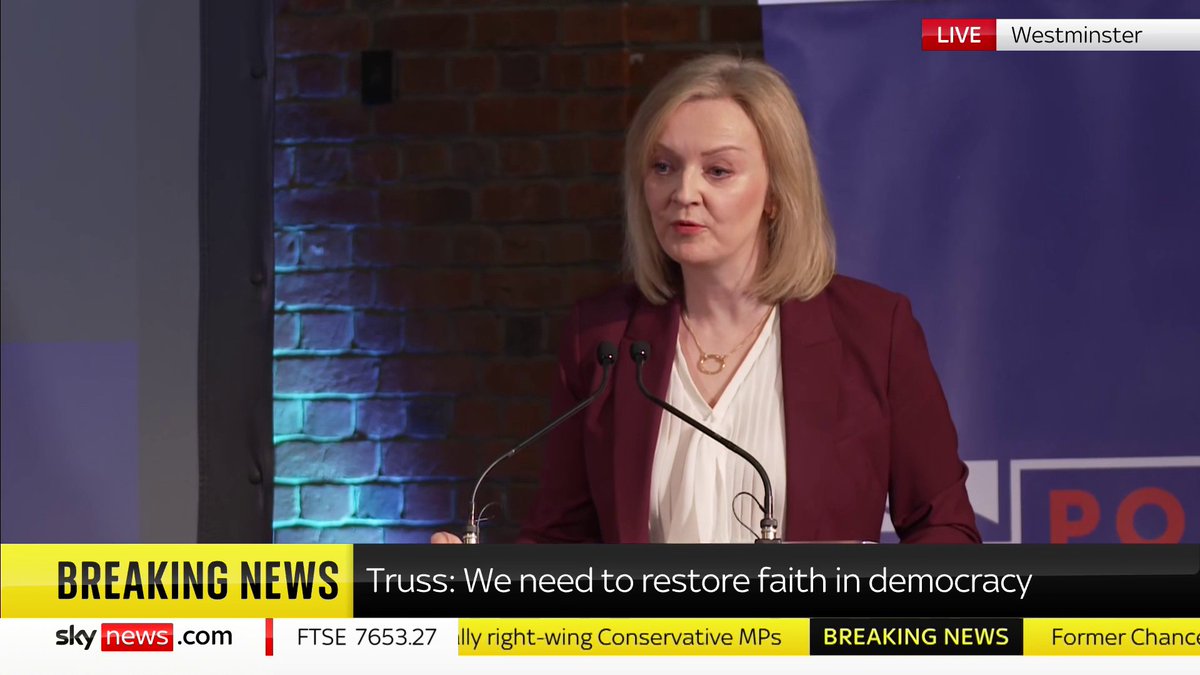 "Britain is full of secret Conservatives - people who agree with us but don't want to admit it". Former PM Liz Truss explains what her new movement, Popular Conservatism, is about. 📺 Sky 501, Virgin 602, Freeview 233 and YouTube