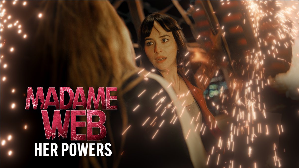#MadameWeb has the power to see the future and change it. 🔮 Get tickets to see Madame Web exclusively in movie theaters this Valentine’s Day.