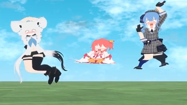 久々に平面化アニメーション
