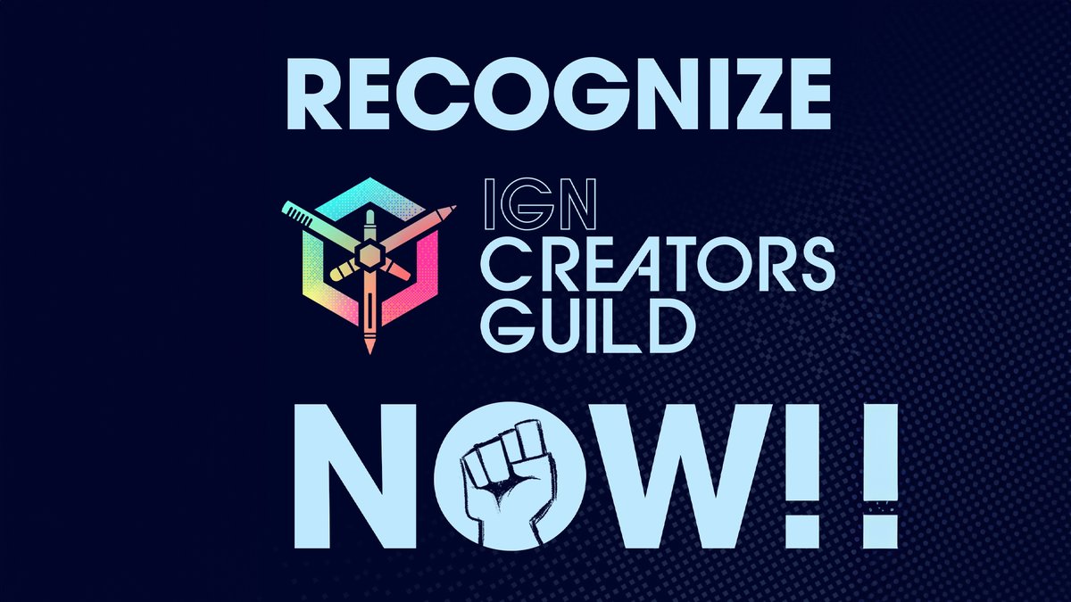 IGN workers are unionizing and @duckvalentine joined us on KFGD to talk about why the time is right. Support the #IGNCG by signing their petition: