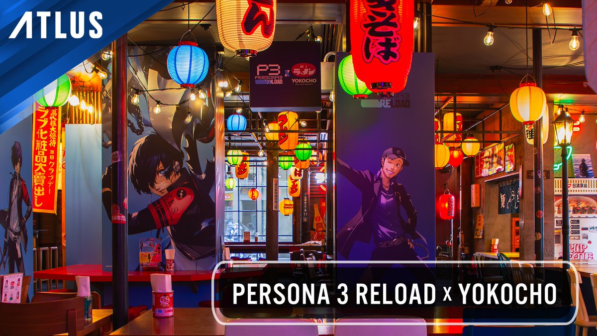 Taking you with us to Yokocho in London! 🤤 Experience it yourself between now until April 1st and dine on some delicious Persona 3 Reload-themed sets. More information: