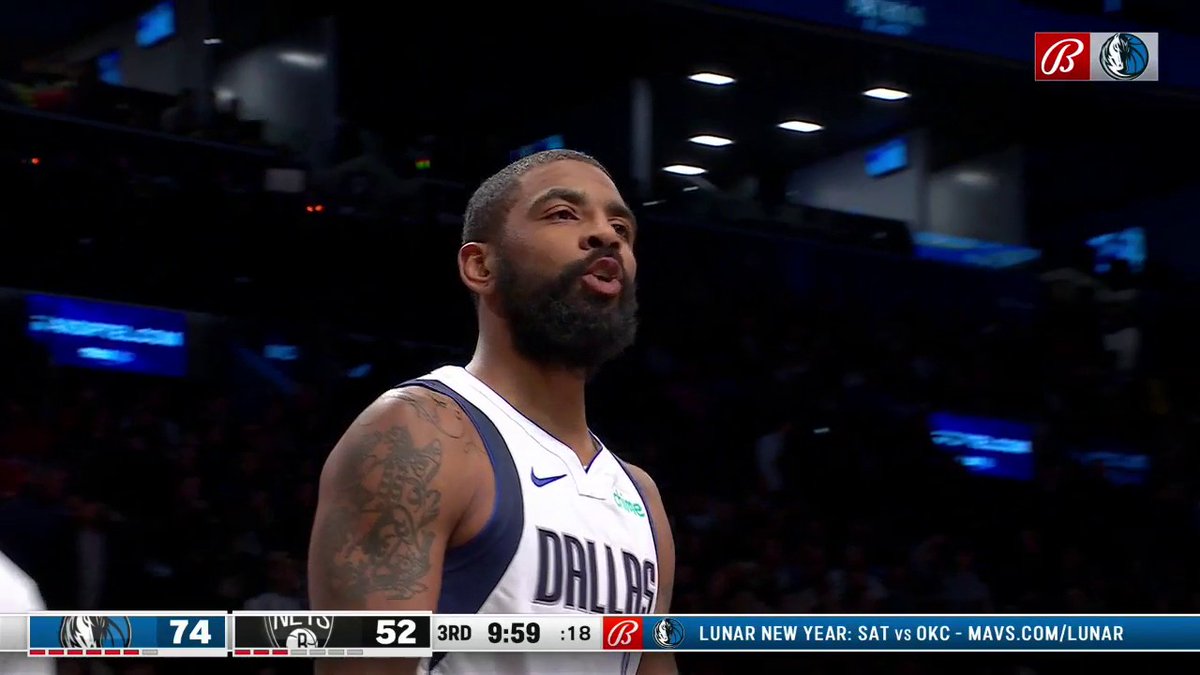 OMG KYRIE DID NOT 😳😳😳