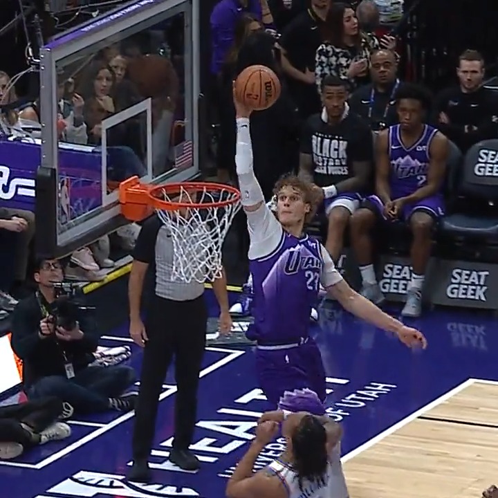 Lauri Markkanen left his mark in tonight's W over the Thunder 😤 33 PTS | 11 REB | 5 3PM